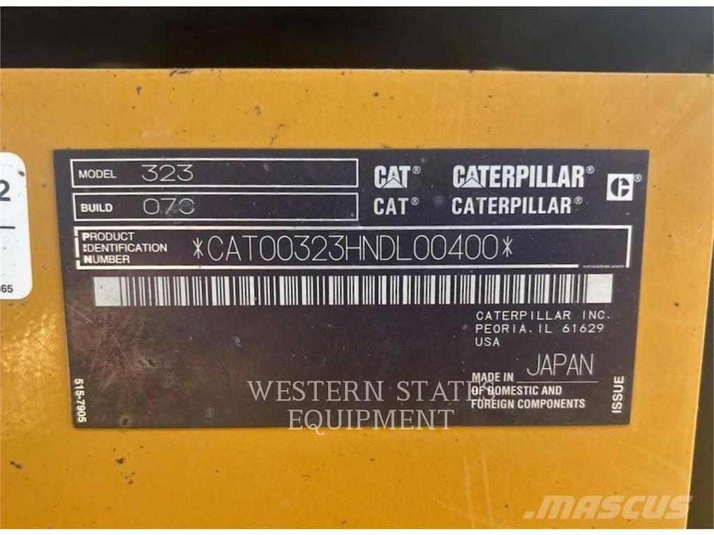 CAT 323 Crawler excavators