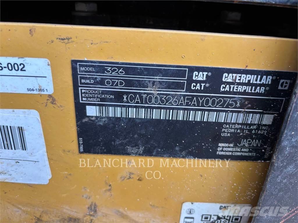 CAT 326 Crawler excavators