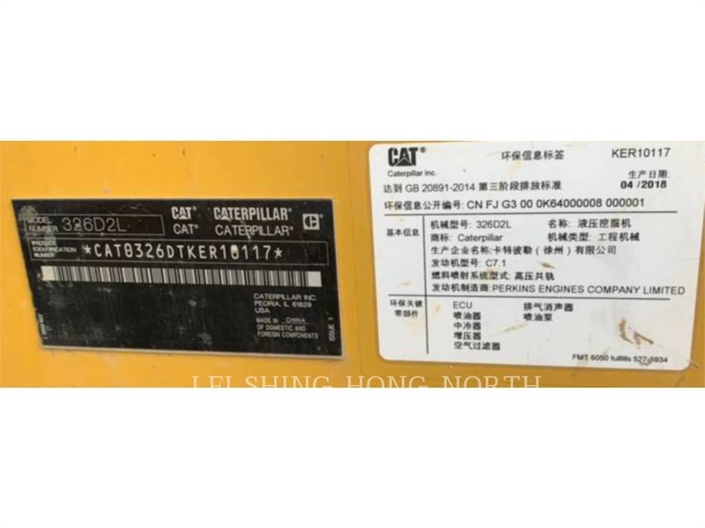 CAT 326D2L Crawler excavators