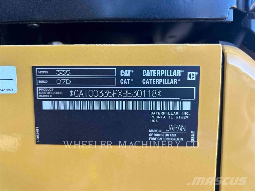 CAT 335 CF Crawler excavators