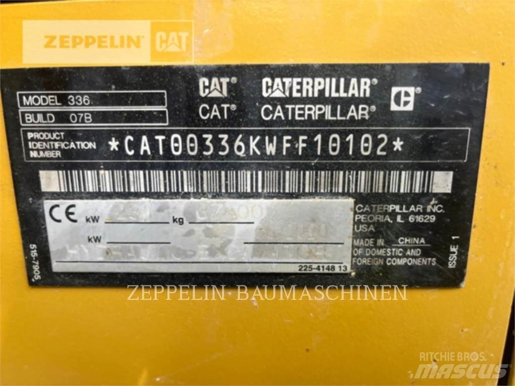 CAT 336-07B Crawler excavators