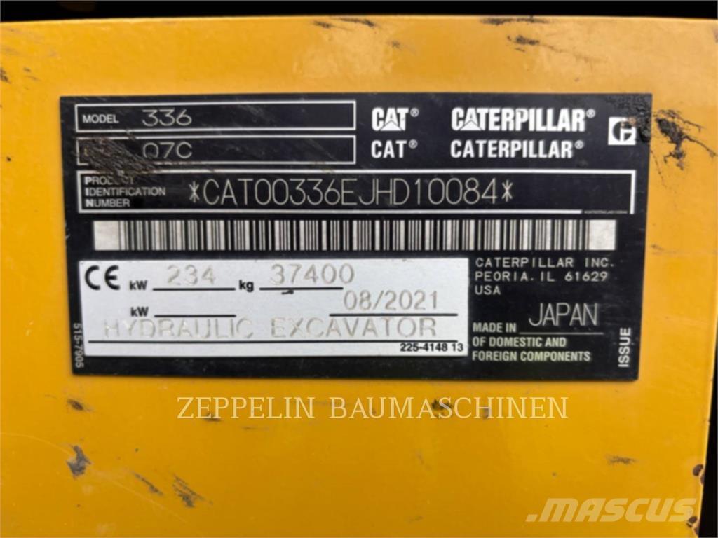 CAT 336-07C Crawler excavators