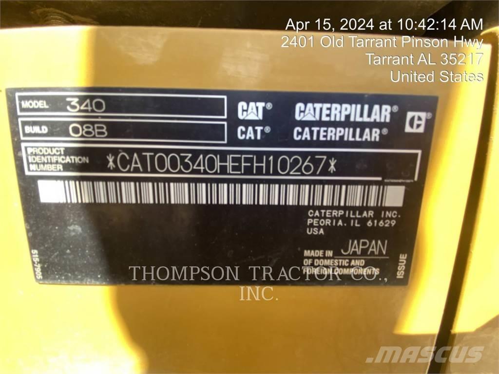 CAT 340 Crawler excavators