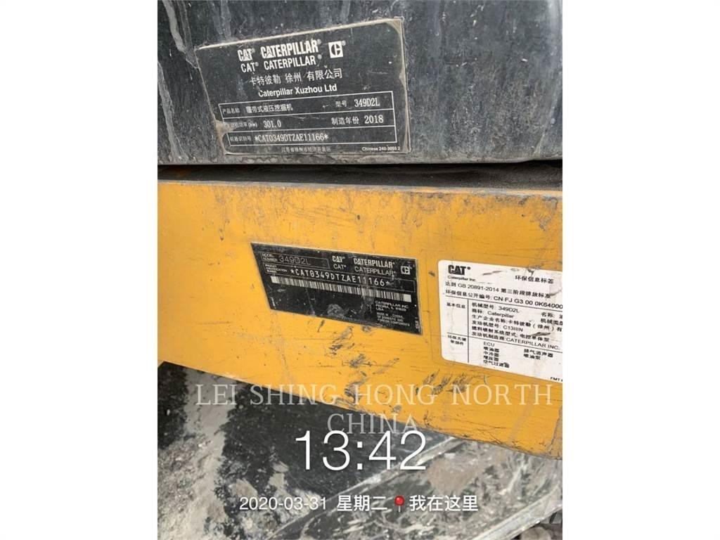 CAT 349D2L Crawler excavators