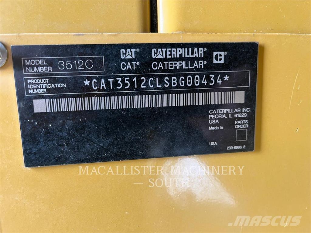 CAT 3512C Diesel Generators