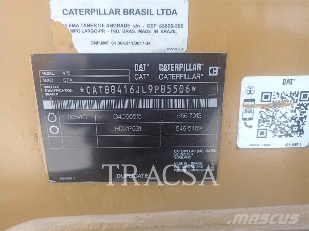 CAT 416 TLB's