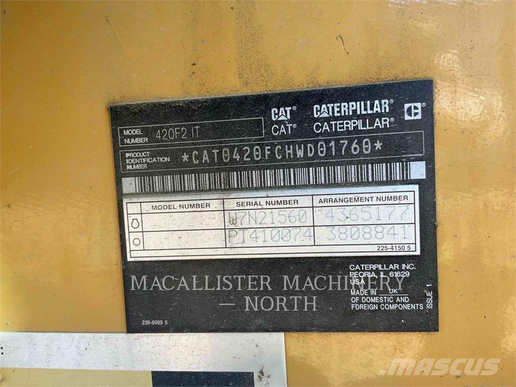 CAT 420F2IT APRQ TLB's