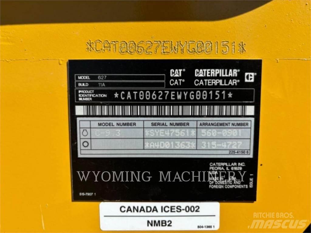 CAT 627 Scrapers