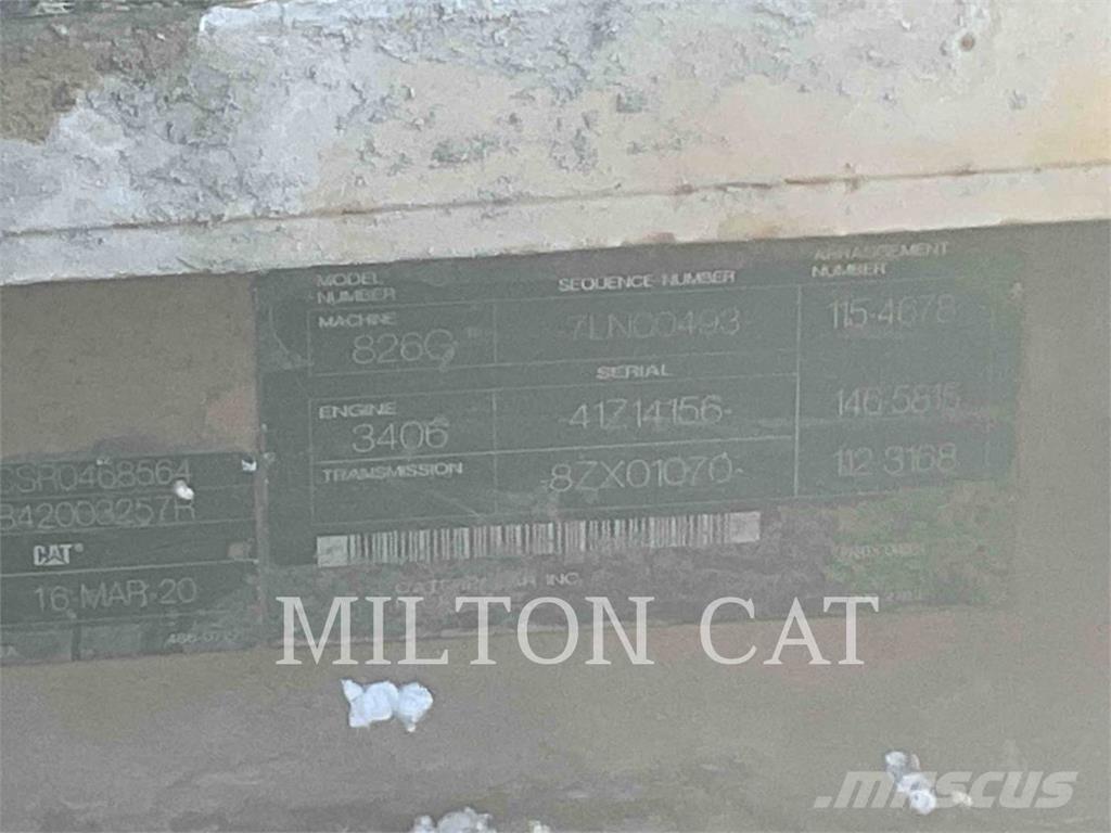 CAT 826G Soil compactors