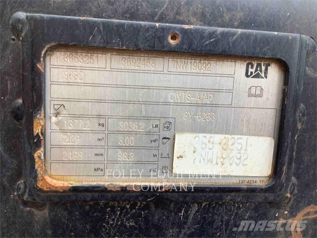 CAT 963K Crawler FEL's