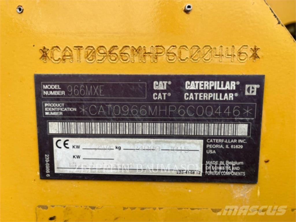 CAT 966MXE Wheel loaders