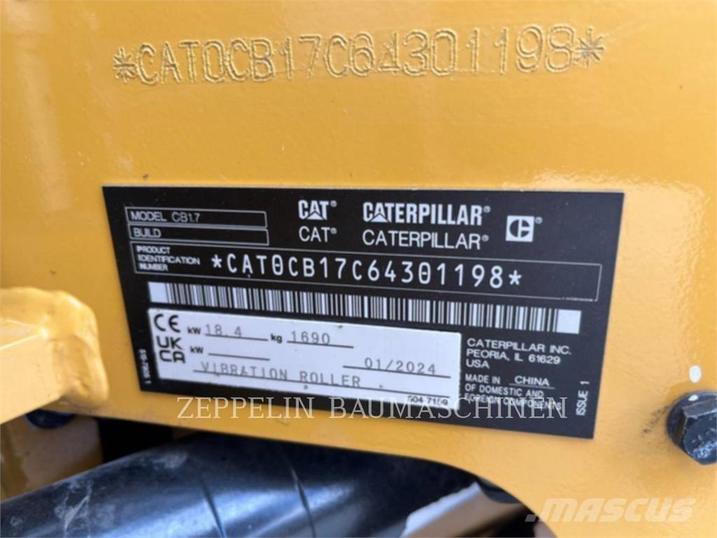CAT CB1.7 Soil compactors