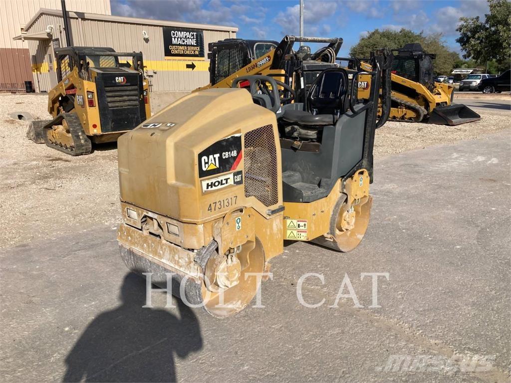 CAT CB14B Twin drum rollers