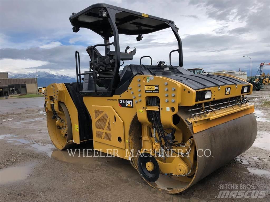 CAT CB15 CW Twin drum rollers