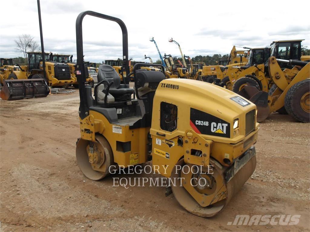 CAT CB24B Twin drum rollers