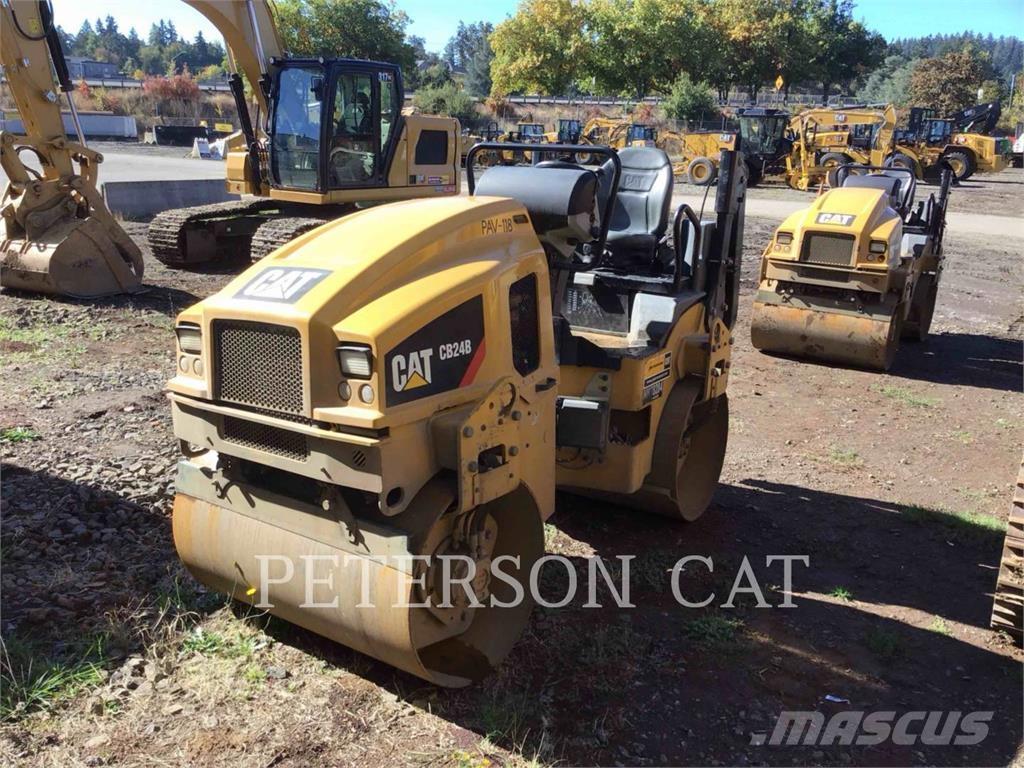 CAT CB24B Twin drum rollers