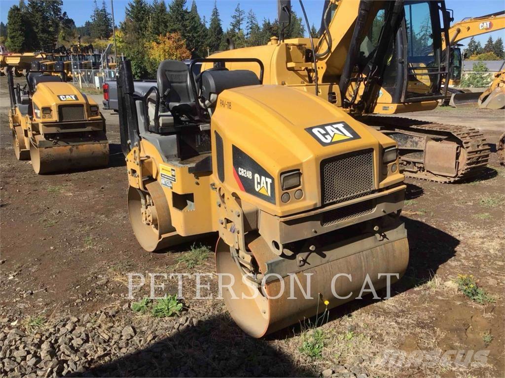 CAT CB24B Twin drum rollers