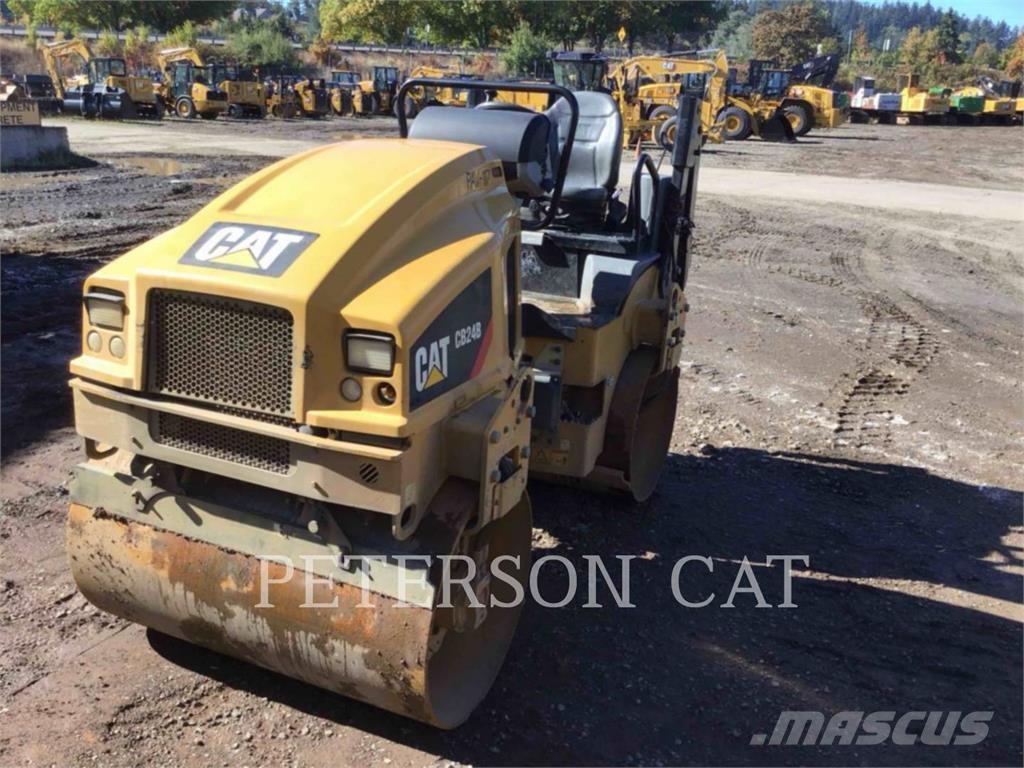 CAT CB24B Twin drum rollers