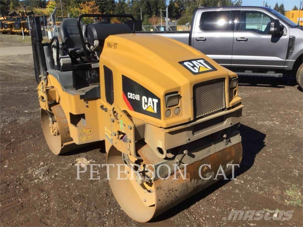 CAT CB24B Twin drum rollers