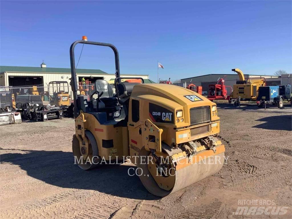 CAT CB34B Twin drum rollers