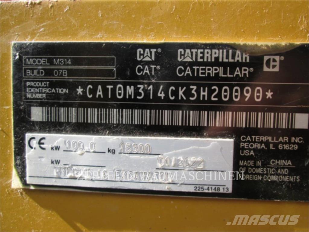CAT M314-07A Wheeled excavators