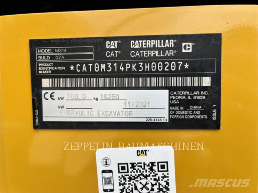CAT M314-07A Wheeled excavators