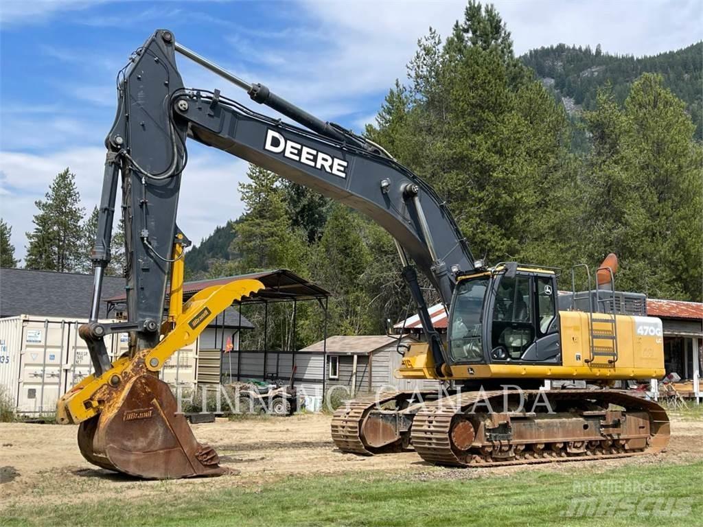 John Deere 470G Crawler excavators