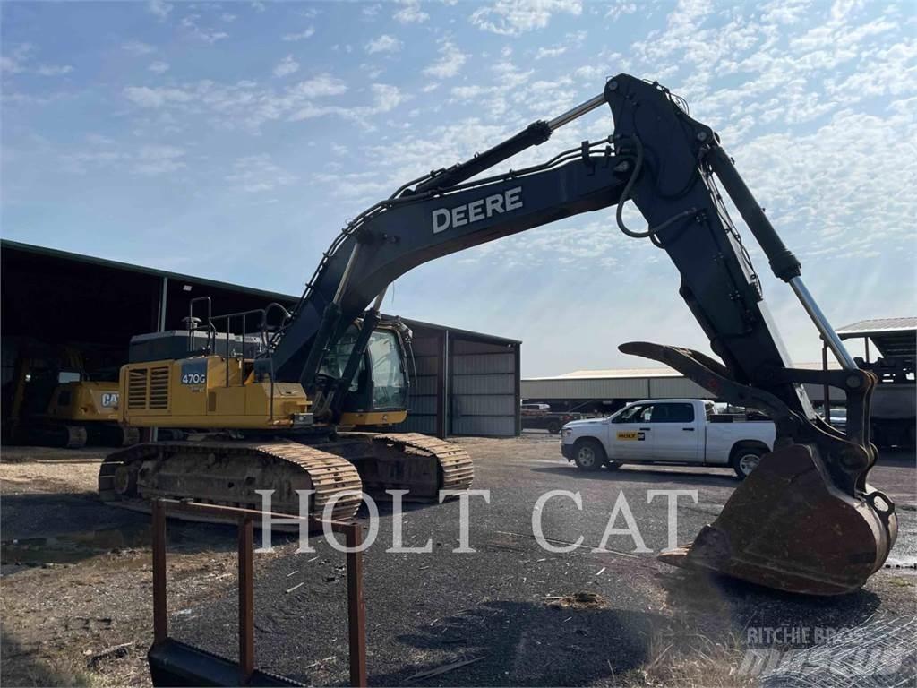 John Deere 470G-LC Crawler excavators