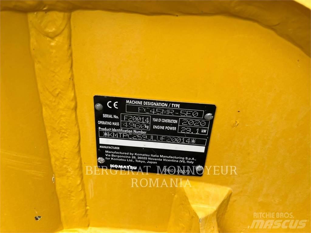 Komatsu PC45MR - 5E0 Mini excavators < 7t