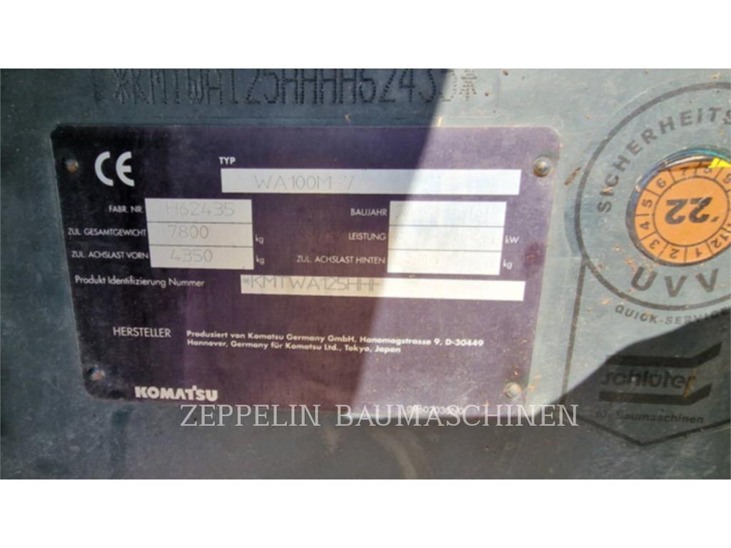 Komatsu WA100M-7 Wheel loaders