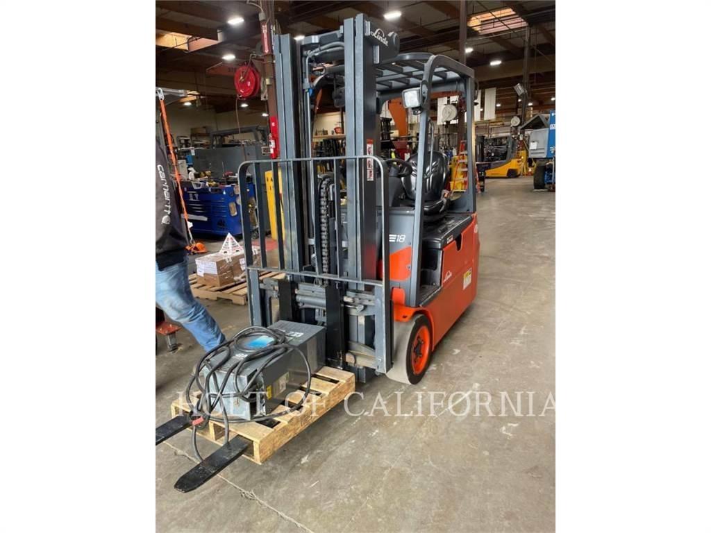 Linde E18 Electric forklift trucks