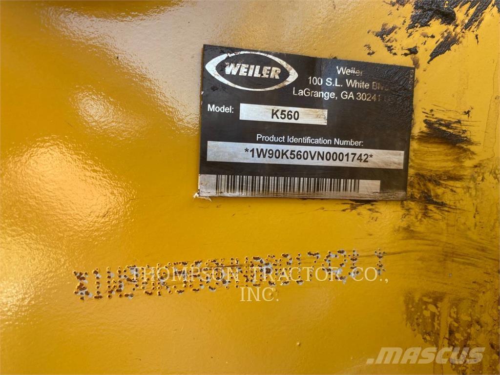 Weiler K560FV Knuckleboom loaders