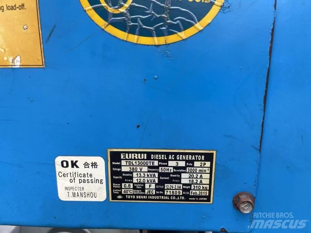 Yanmar 13.3KVA Diesel Generators
