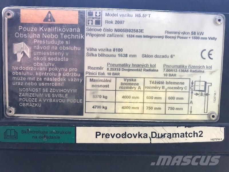 Hyster 5.5 FT Diesel trucks