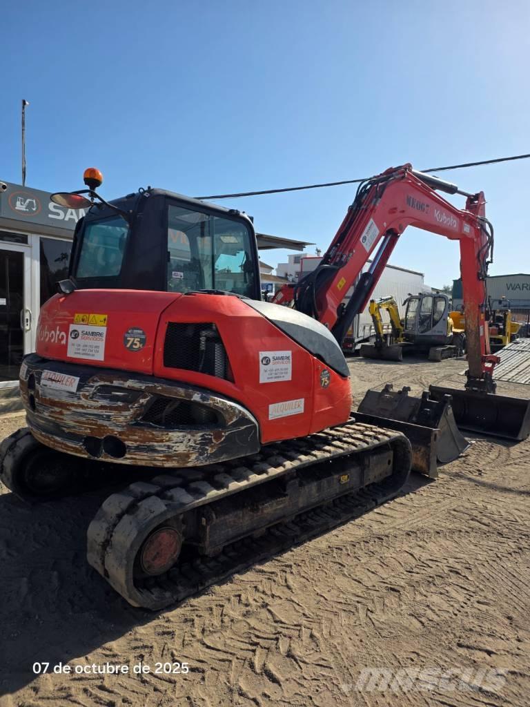 Kubota KX80-4a2 Midi excavators  7t - 12t