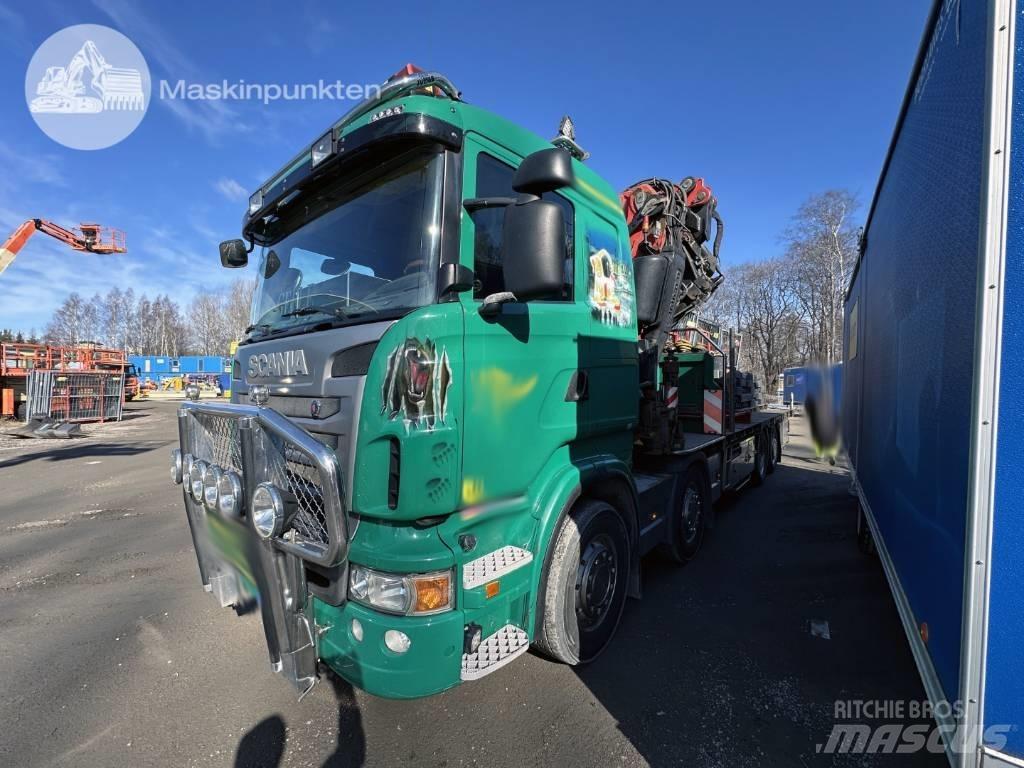 Scania R 440 LB Crane trucks