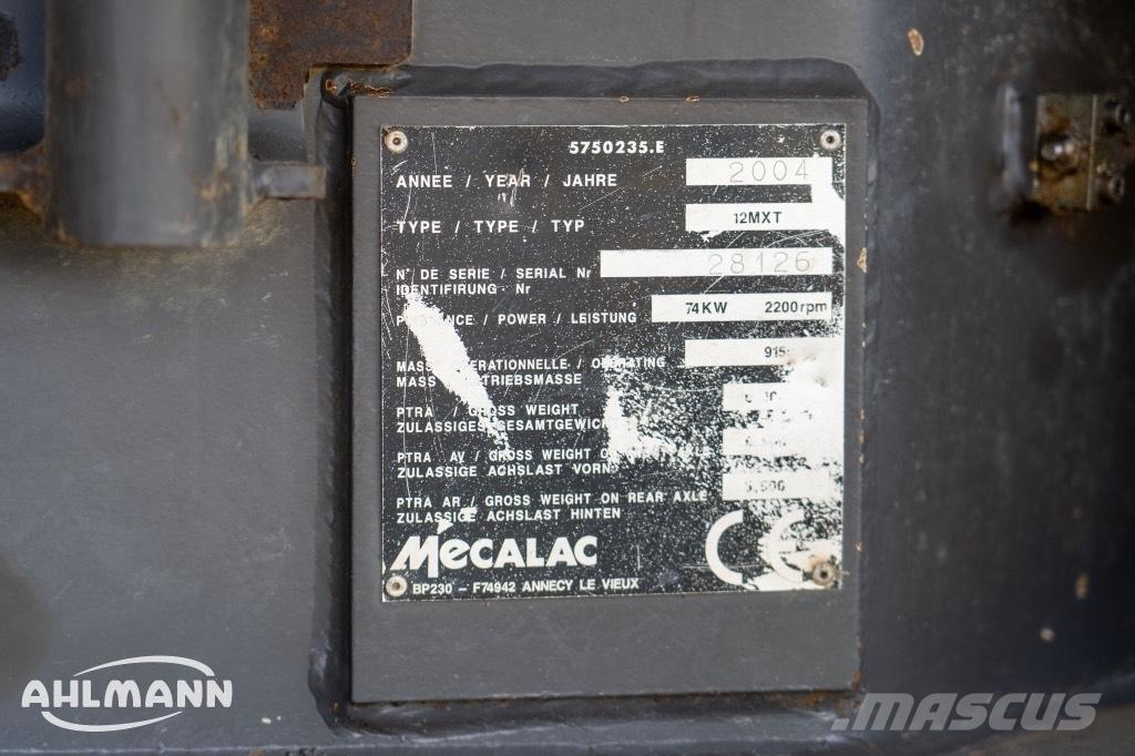 Mecalac 12 MXT Wheeled excavators