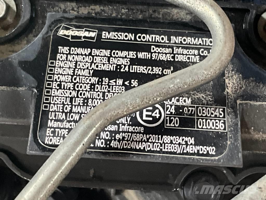 Doosan DX 57 W-5 Wheeled excavators