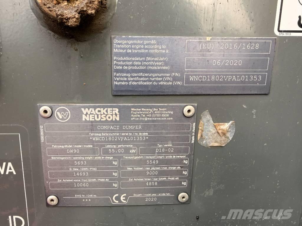 Wacker Neuson DW90 Site dumpers