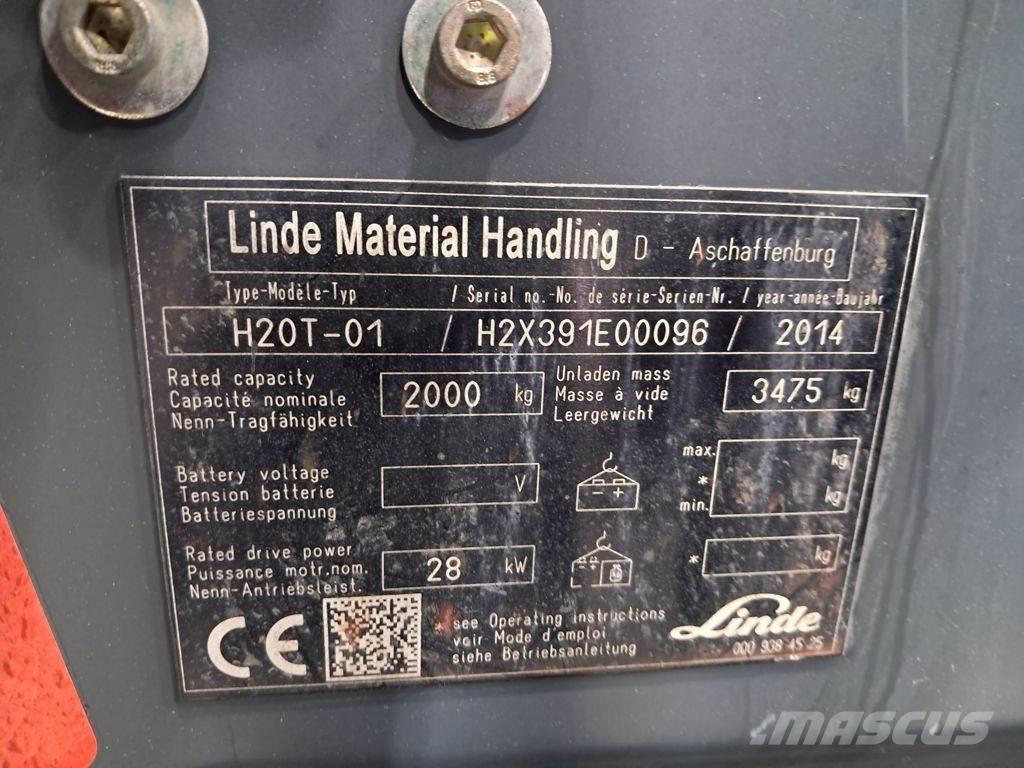 Linde H20T-01 LPG trucks