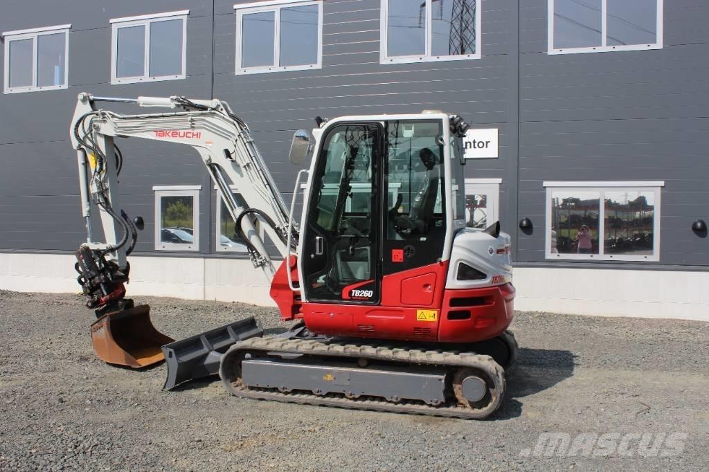 Takeuchi TB 260 Mini excavators < 7t