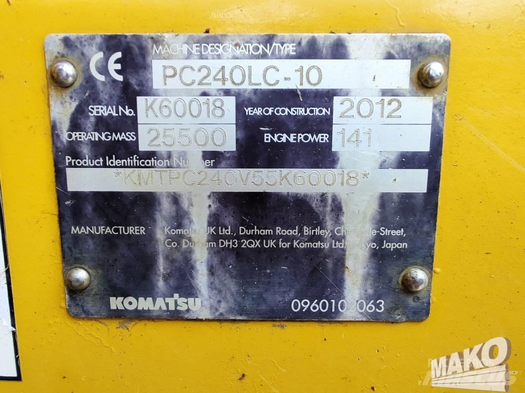 Komatsu PC 240 Crawler excavators