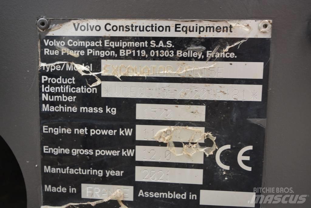 Volvo EC 15 E Mini excavators < 7t