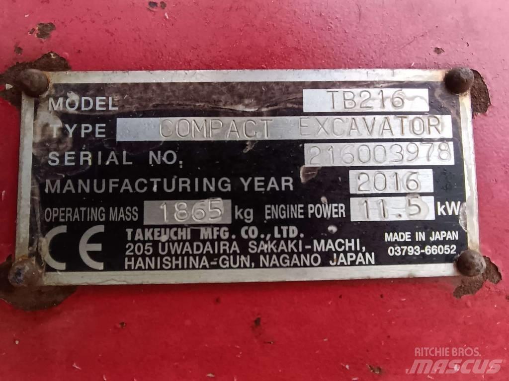 Takeuchi TB216 Other