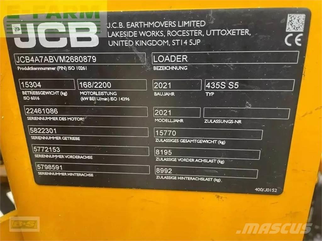 JCB 435s s5 Mini excavators < 7t