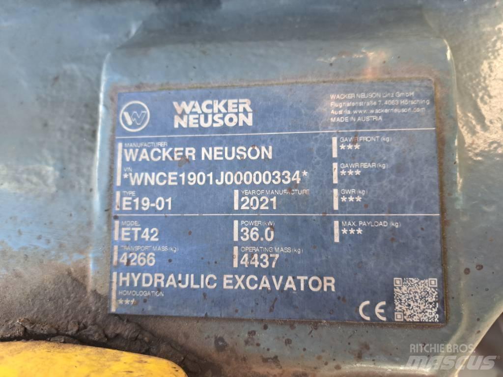 Wacker Neuson ET42 Crawler excavators