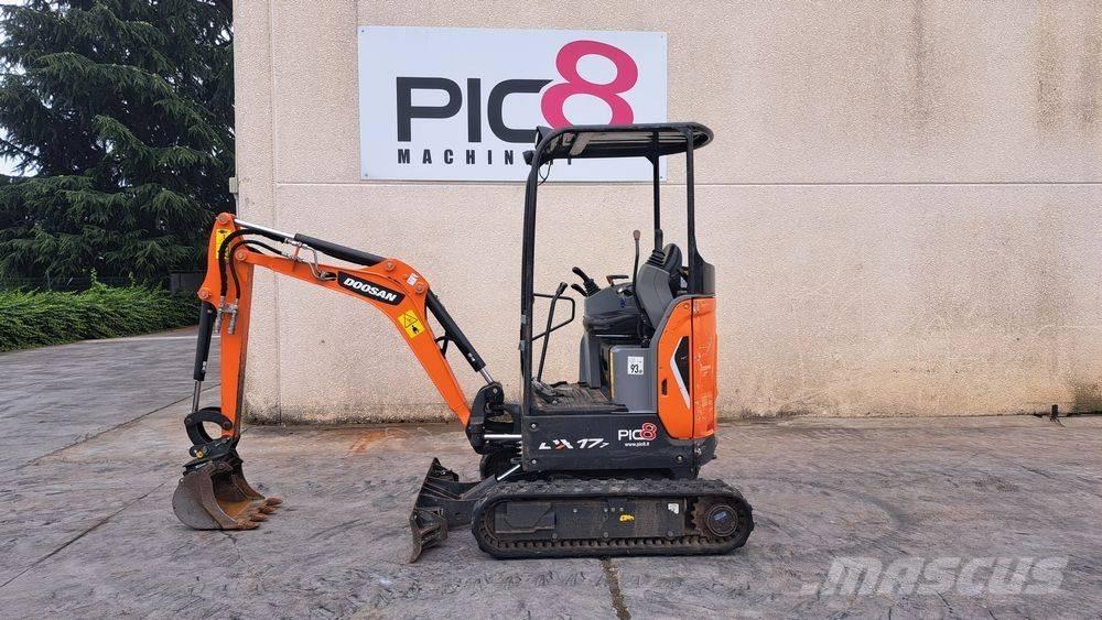 Doosan DX 17 Mini excavators < 7t