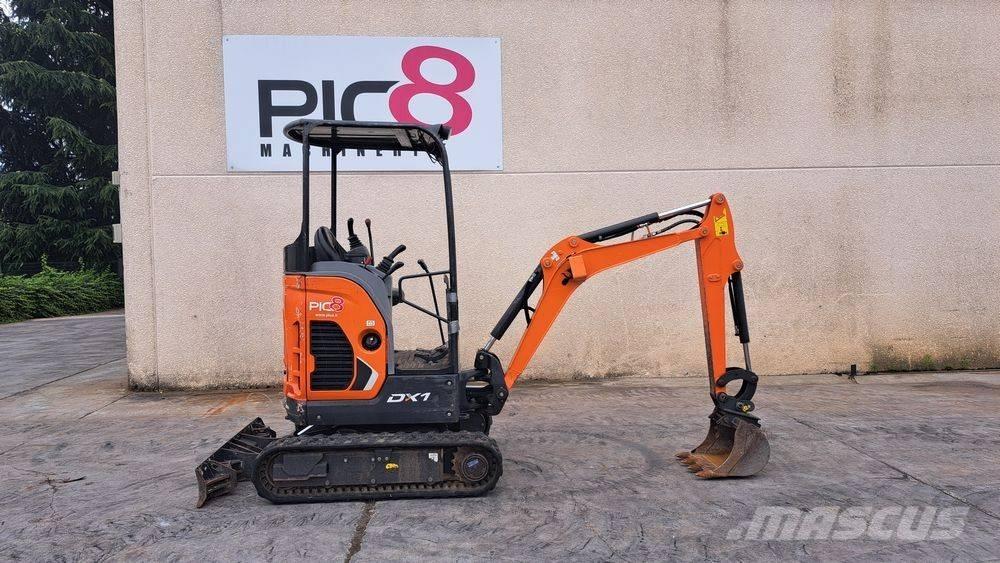 Doosan DX 17 Mini excavators < 7t