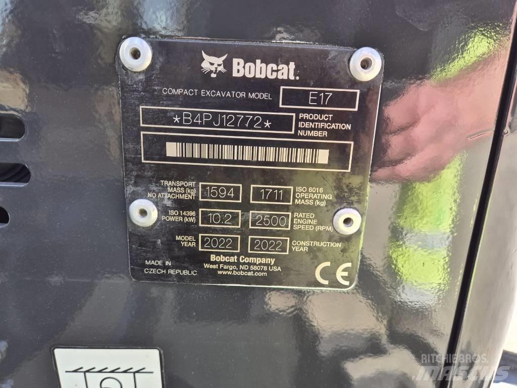 Bobcat E 17 Mini excavators < 7t