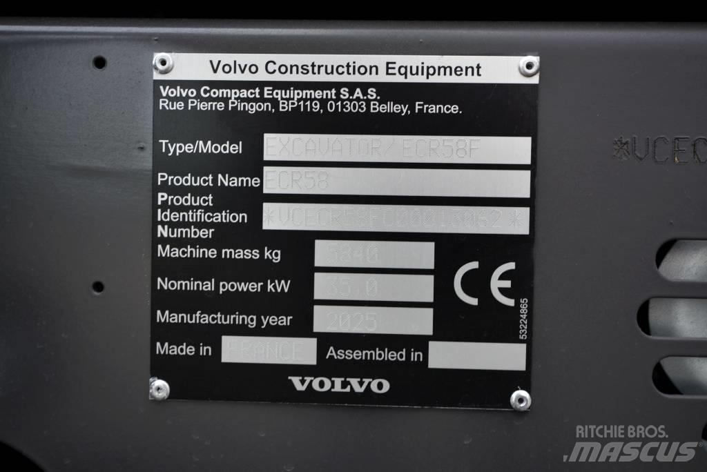 Volvo ECR 58 F Mini excavators < 7t